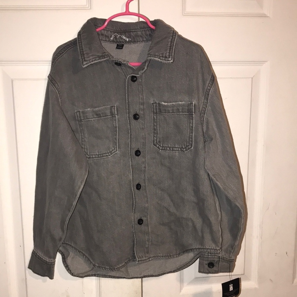 NWT Kid’s Unisex Art Class Denim Shirt